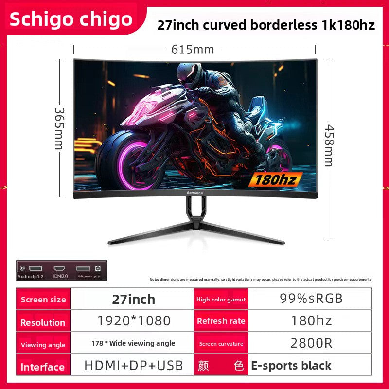 Monitor de Computadora IPS – Plano y Curvo | 20" a 27" | FHD 2K 4K | 60Hz a 240Hz