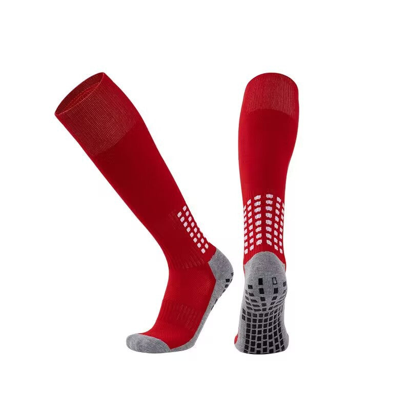 Calcetines de Fútbol Antideslizantes – Tubo Alto, Secado Rápido, 12 Colores