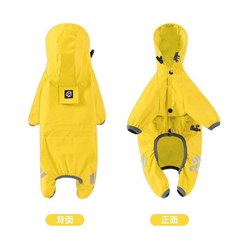 Impermeable para Perros con Tiras Reflectantes | 6 Colores | Tallas S-XXL