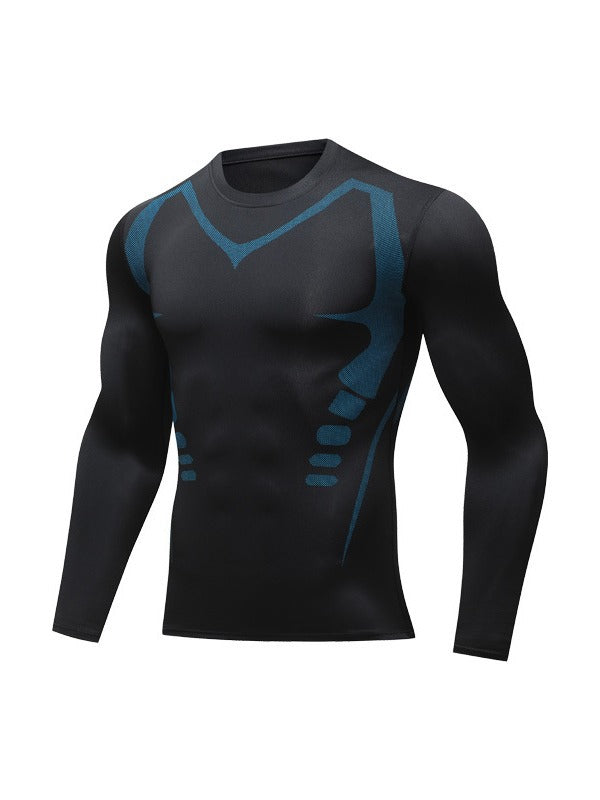 Men's Quick-Dry Sports Training Suit | Long Sleeve Compression Set