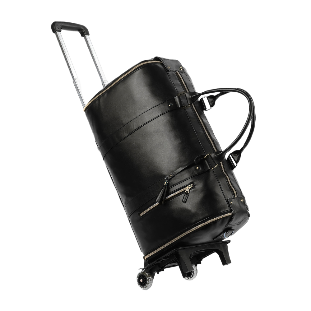 Maleta Trolley Plegable de Viaje – PU 36-55L, Impermeable, Antirrobo, 5 Colores