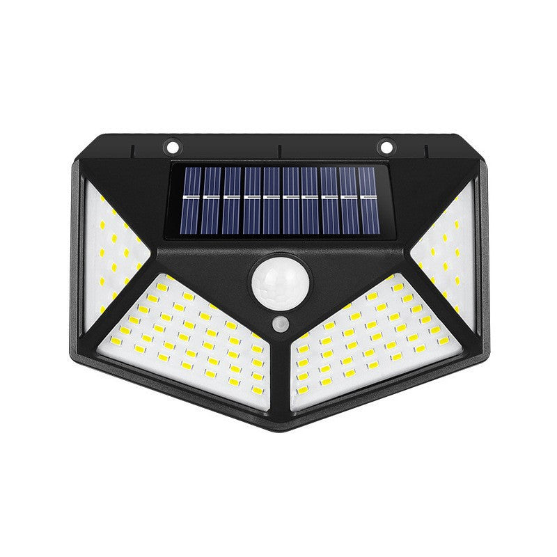 Solar Motion Sensor Wall Light | IP23 Waterproof | 100LED & 20LED | Outdoor