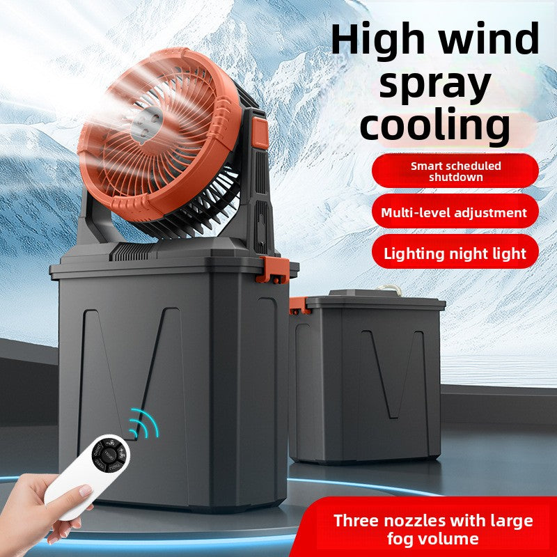 Portable Mist Fan BK-A30 | 20000mAh | 10L Tank | RGB Lights | Remote Control | Camping
