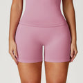 Shorts Yoga Mujer Sin Costuras Cintura Alta Levanta Glúteos 90% Nylon 10% Spandex S-XL | Women Seamless High Waist Yoga Shorts