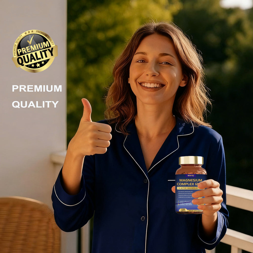 Magnesium Complex 12-in-1 | 700mg | 120 Capsules - Sleep, Calm & Muscle Support