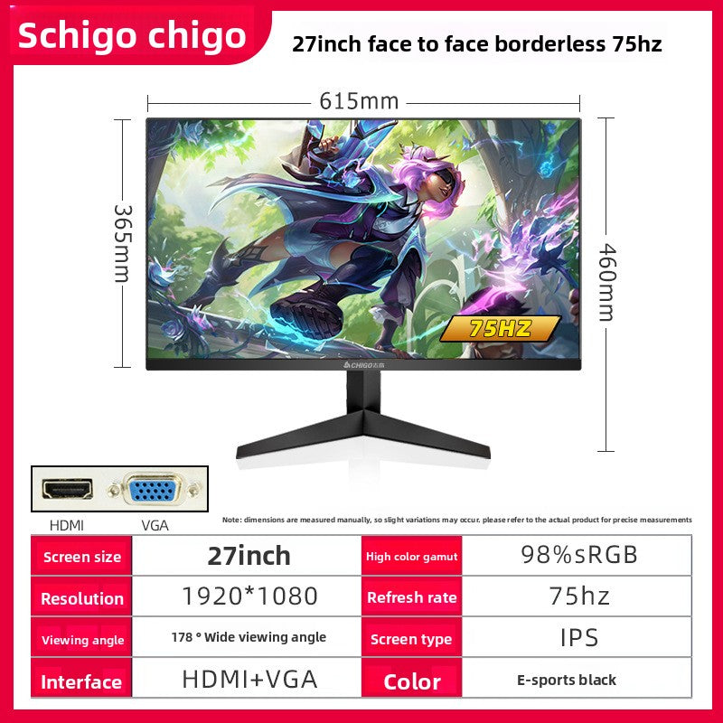 Monitor de Computadora IPS – Plano y Curvo | 20" a 27" | FHD 2K 4K | 60Hz a 240Hz