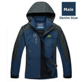 Windproof Waterproof Outdoor Jacket | Men & Women | Hooded Zip | M-5XL | 10 Colors