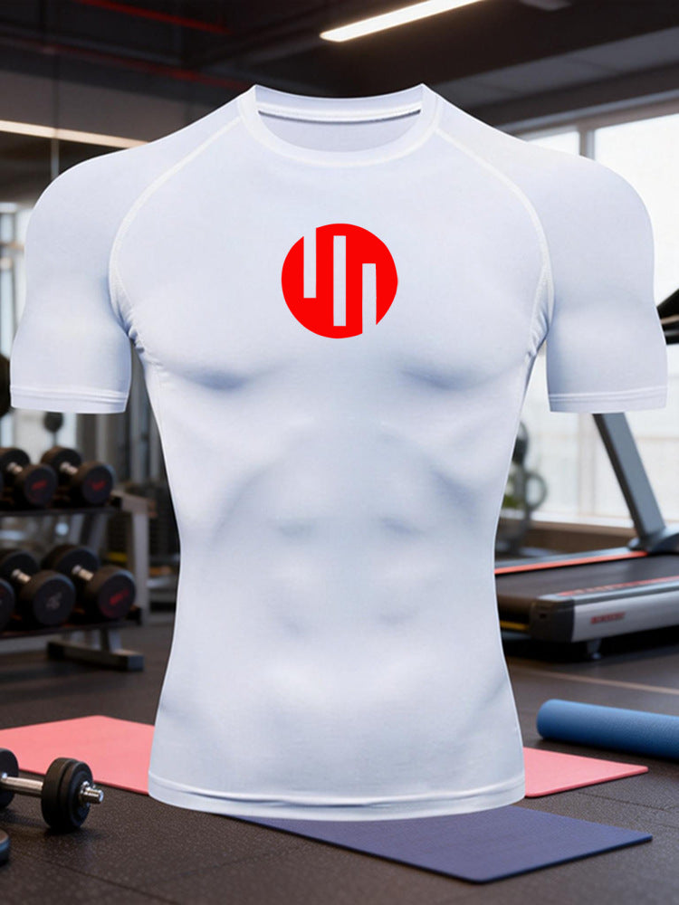 Camiseta Deportiva de Compresión para Hombre – Secado Rápido, Slim Fit, S a XXXL