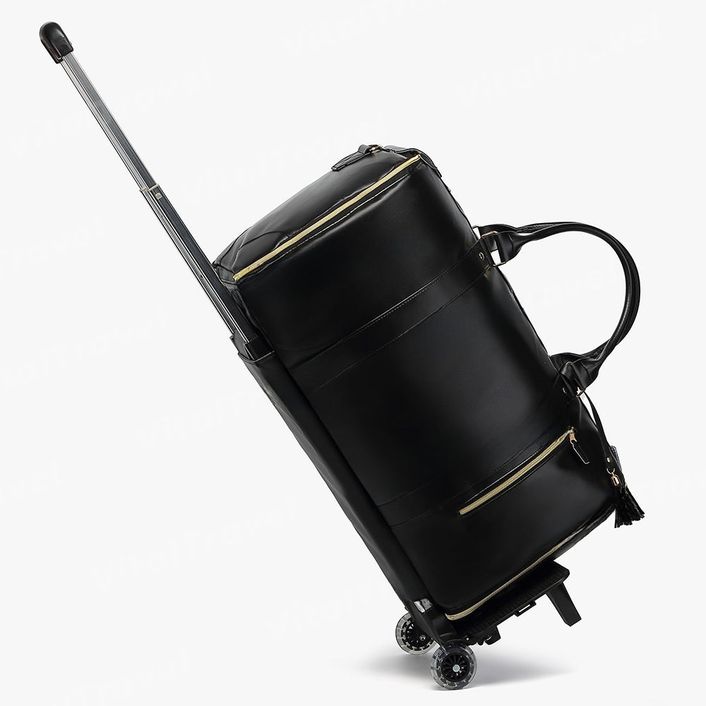 Maleta Trolley Plegable de Viaje – PU 36-55L, Impermeable, Antirrobo, 5 Colores