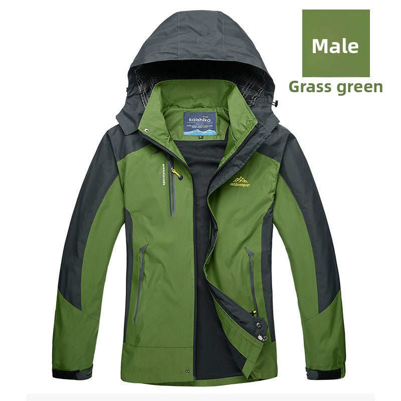 Windproof Waterproof Outdoor Jacket | Men & Women | Hooded Zip | M-5XL | 10 Colors