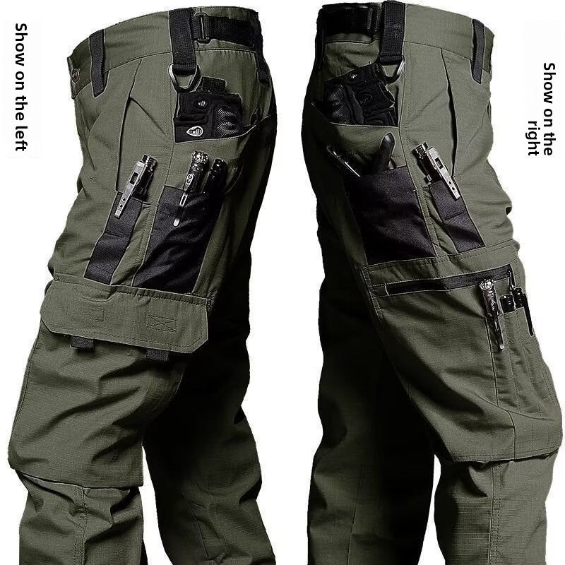 Pantalones Tácticos de Verano para Hombre – 100% Poliéster, Corte Recto, S a XXXL