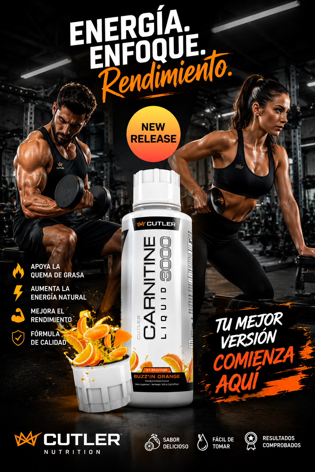 Pack 4 Sabores L-Carnitina 473ml