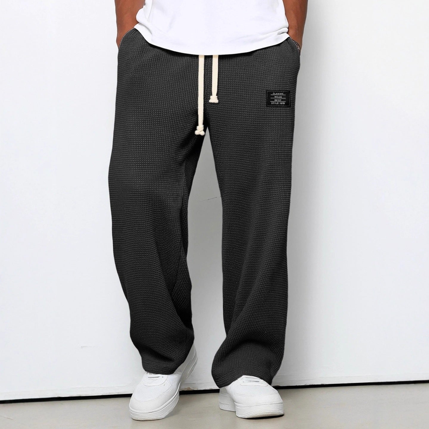 Pantalones Casuales de Pierna Recta | Tela Elástica | 8 Colores | Tallas M-XXXL