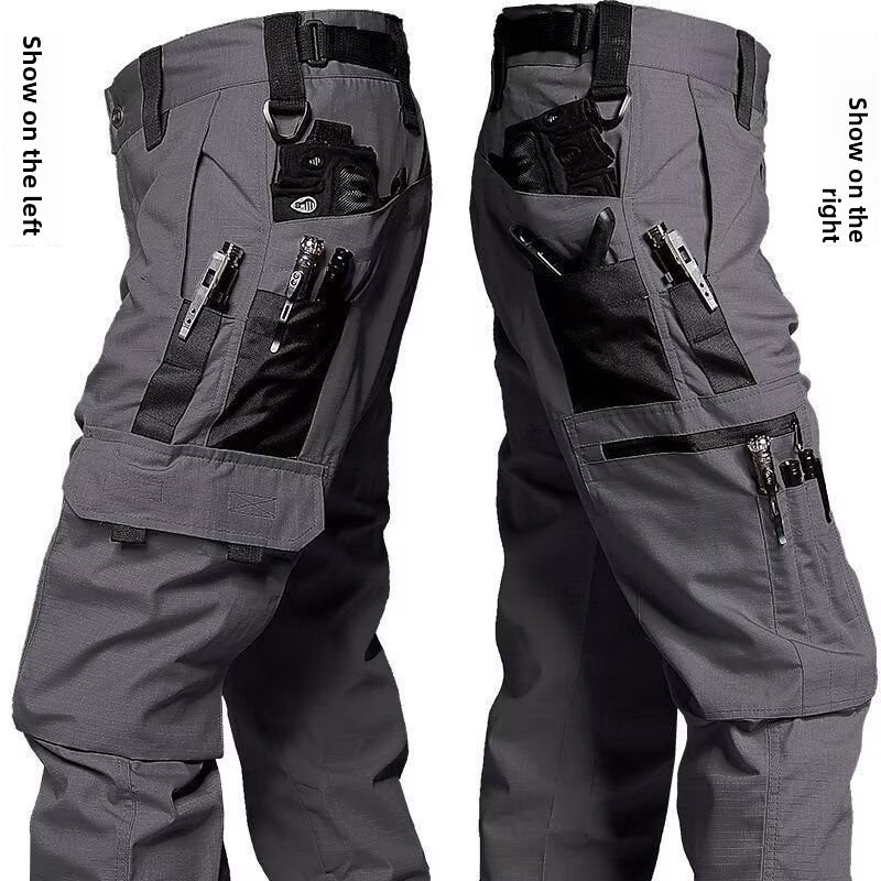 Pantalones Tácticos de Verano para Hombre – 100% Poliéster, Corte Recto, S a XXXL