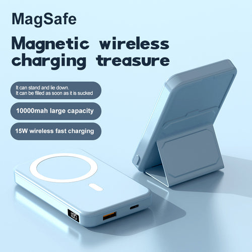 Banco de Energía Inalámbrico Magnético MagSafe – 10,000mAh, Carga Rápida 22.5W