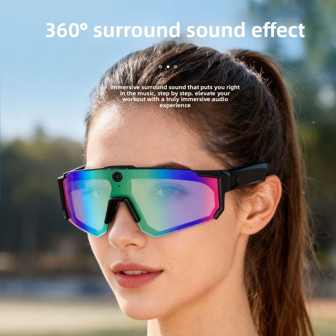 AI Smart Glasses | 8MP Camera | Bluetooth WiFi | Polarized Lenses | Voice Control