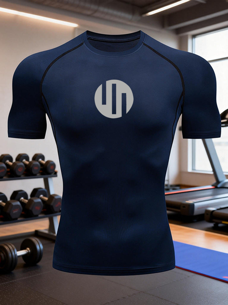 Camiseta Deportiva de Compresión para Hombre – Secado Rápido, Slim Fit, S a XXXL