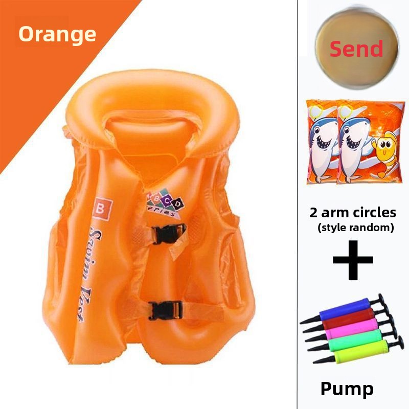 Kit de Natación Infantil | Chaleco Flotador + Flotadores de Brazos | 1-12 Años