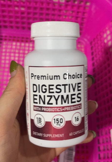 Probiótico 60 Mil Millones UFC + Enzimas Digestivas | Salud Intestinal