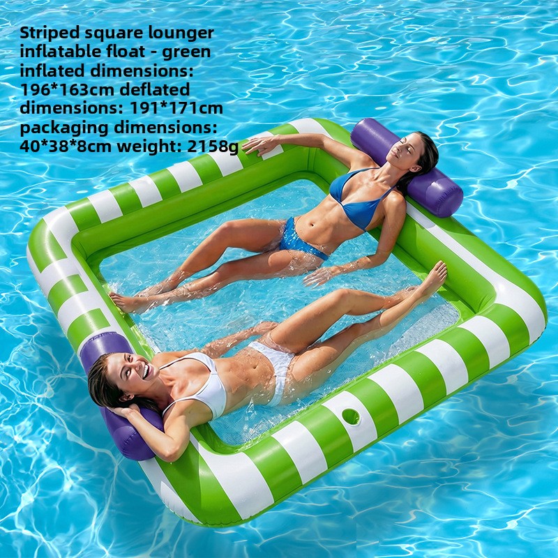 Inflatable Pool Float Bed with Cup Holder | Double | 14 Styles