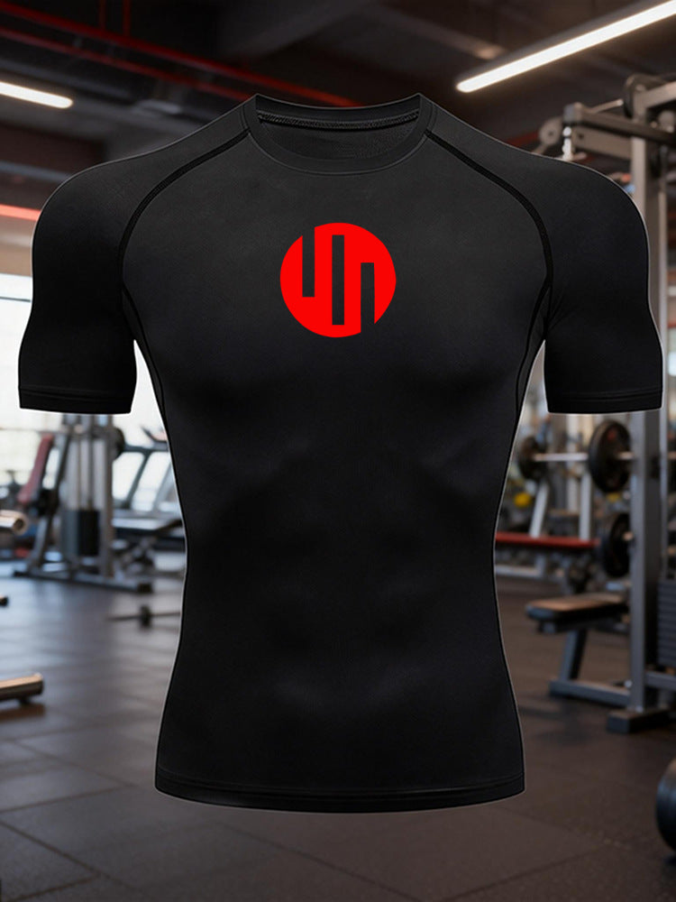 Camiseta Deportiva de Compresión para Hombre – Secado Rápido, Slim Fit, S a XXXL