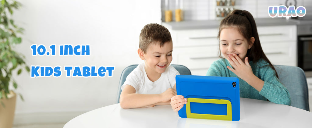 Tablet Infantil URAO 10" | Android 15 | 8GB RAM + 64GB | Octa-Core | 5000mAh | Control Parental | Con Funda