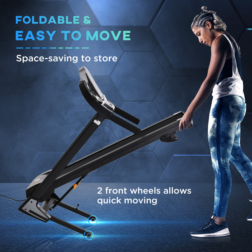 Cinta de Correr Plegable ALTSON — 2.0 HP, Inclinación Manual, 12 Programas y Pantalla LED