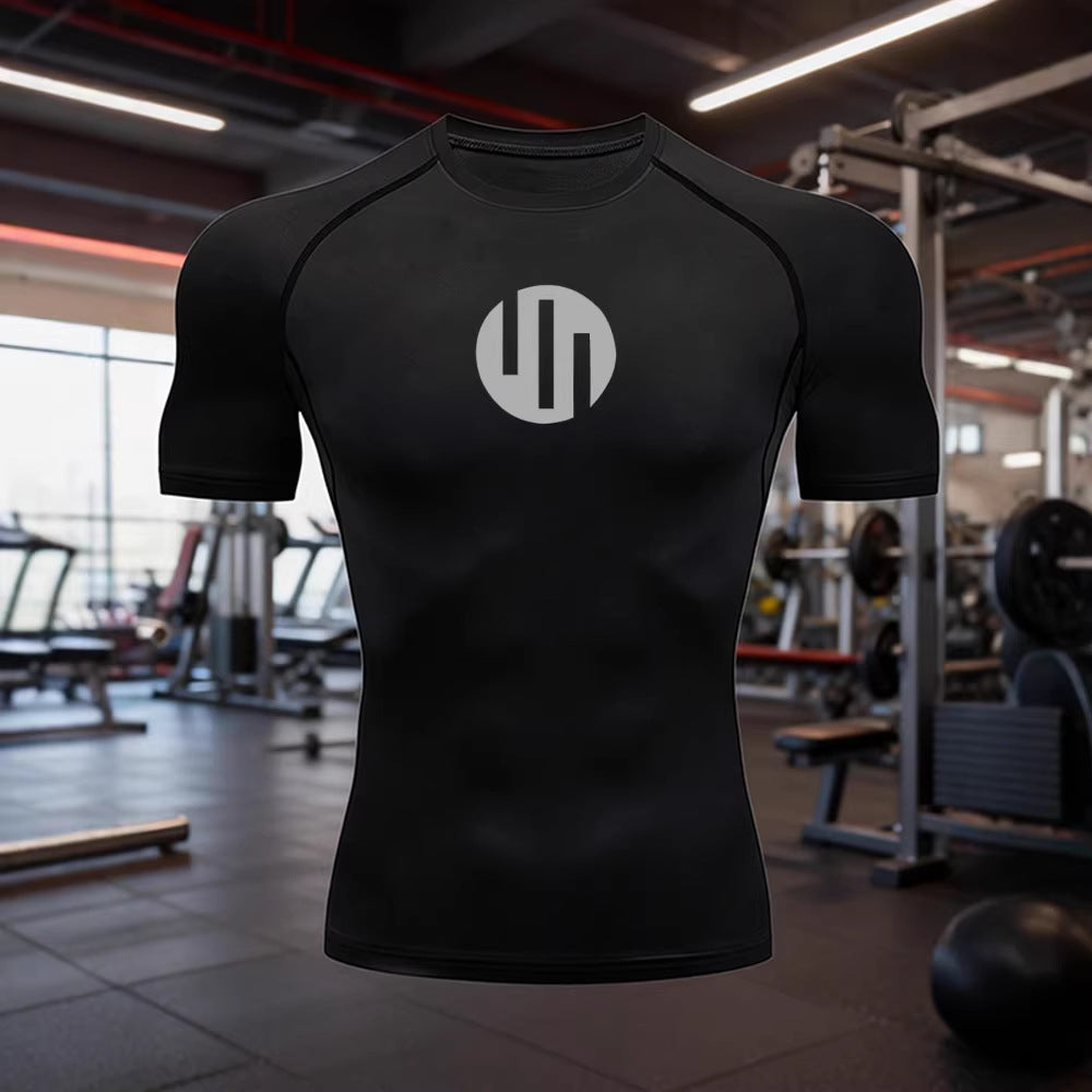 Camiseta Deportiva de Compresión para Hombre – Secado Rápido, Slim Fit, S a XXXL