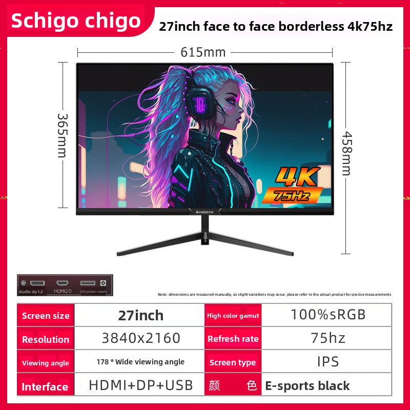 Monitor de Computadora IPS – Plano y Curvo | 20" a 27" | FHD 2K 4K | 60Hz a 240Hz