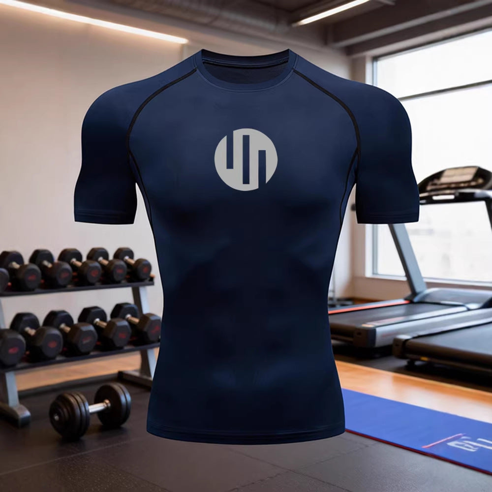 Camiseta Deportiva de Compresión para Hombre – Secado Rápido, Slim Fit, S a XXXL