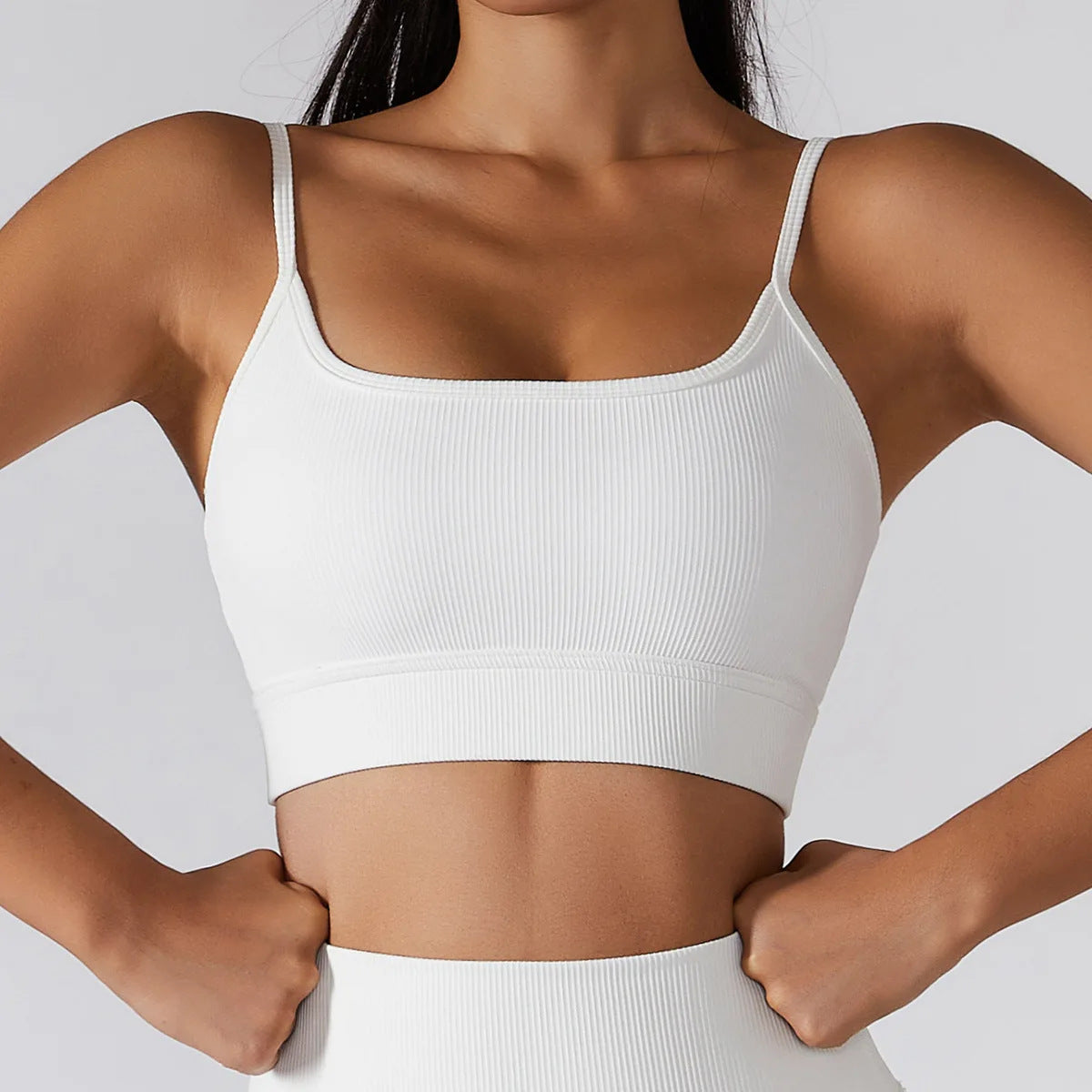 Traje Yoga Mujer 2 Piezas Sin Costuras 90% Poliéster 10% Spandex Hip Lifting Cintura Alta Top + Shorts/Pants 4 Colores S-L | Women Seamless 2-Piece Yoga Suit