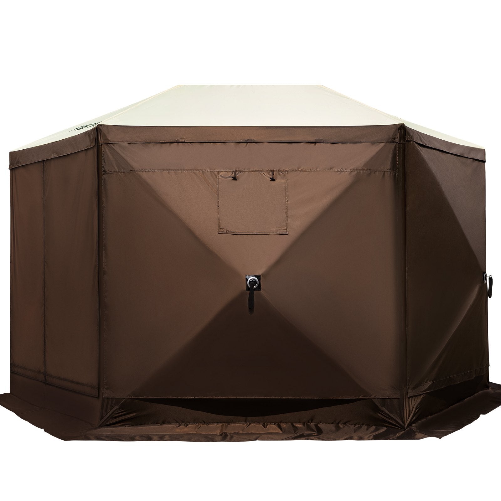 Carpa Gazebo de Camping 6 Lados con Ventanas de Malla