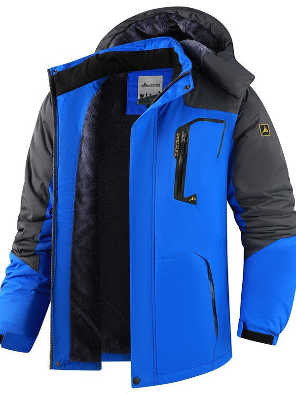 Winter Thermal Jacket | Waterproof 3000mm | Coral Fleece Lined | Men | M-6XL | 9 Colors