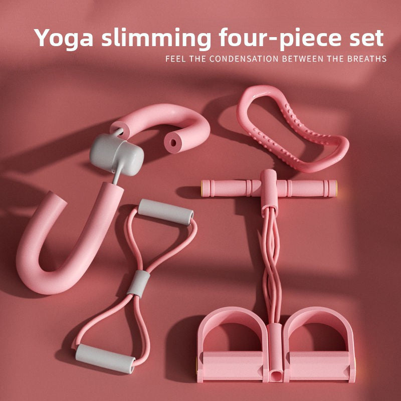 Set de Entrenamiento Yoga y Fitness con Bandas de Resistencia – 4 a 11 Piezas