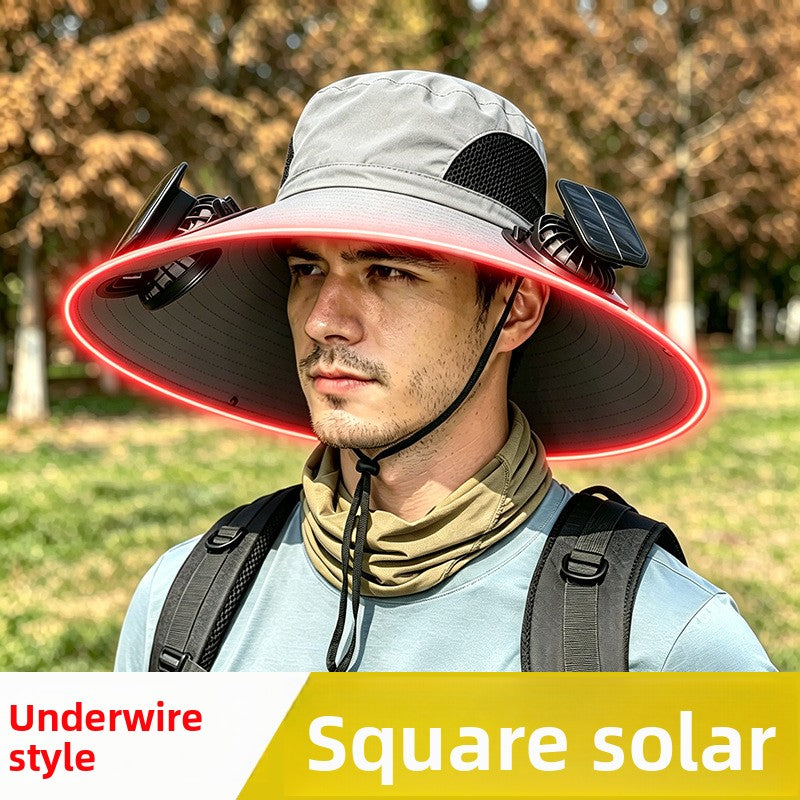Solar Powered Fan Hat | 1000mAh | Single, Dual & Triple Fan | UV Protection