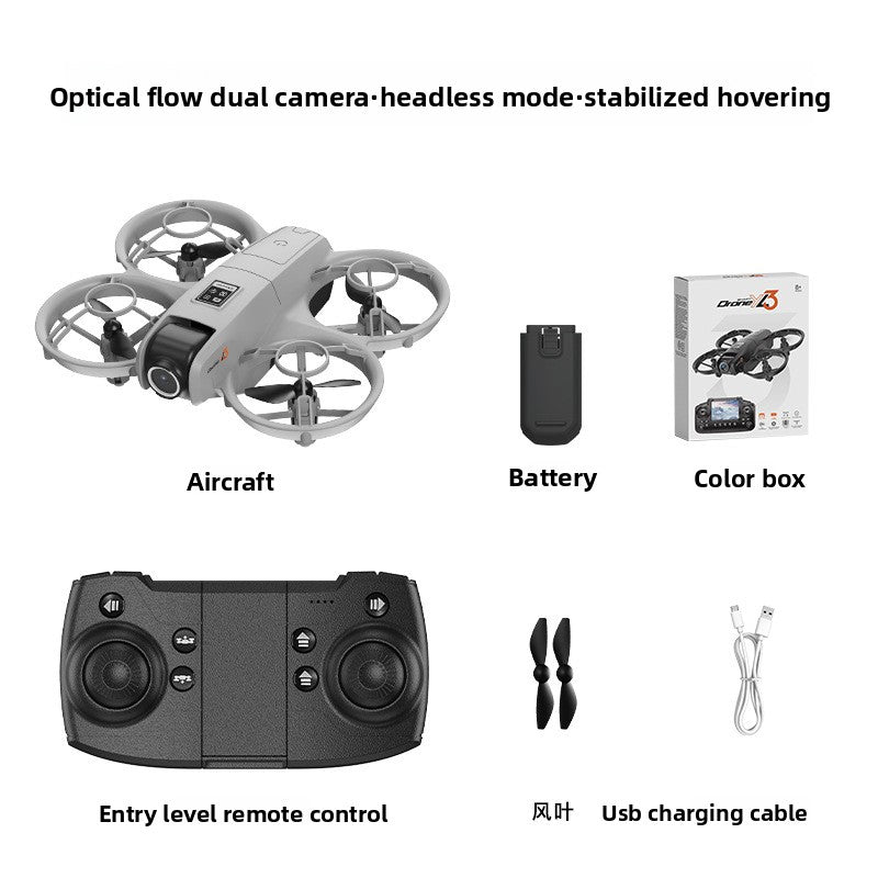 Mini Dron YL3 con Doble Cámara HD – Posicionamiento Óptico, Control Gestual, Pantalla 2.4"