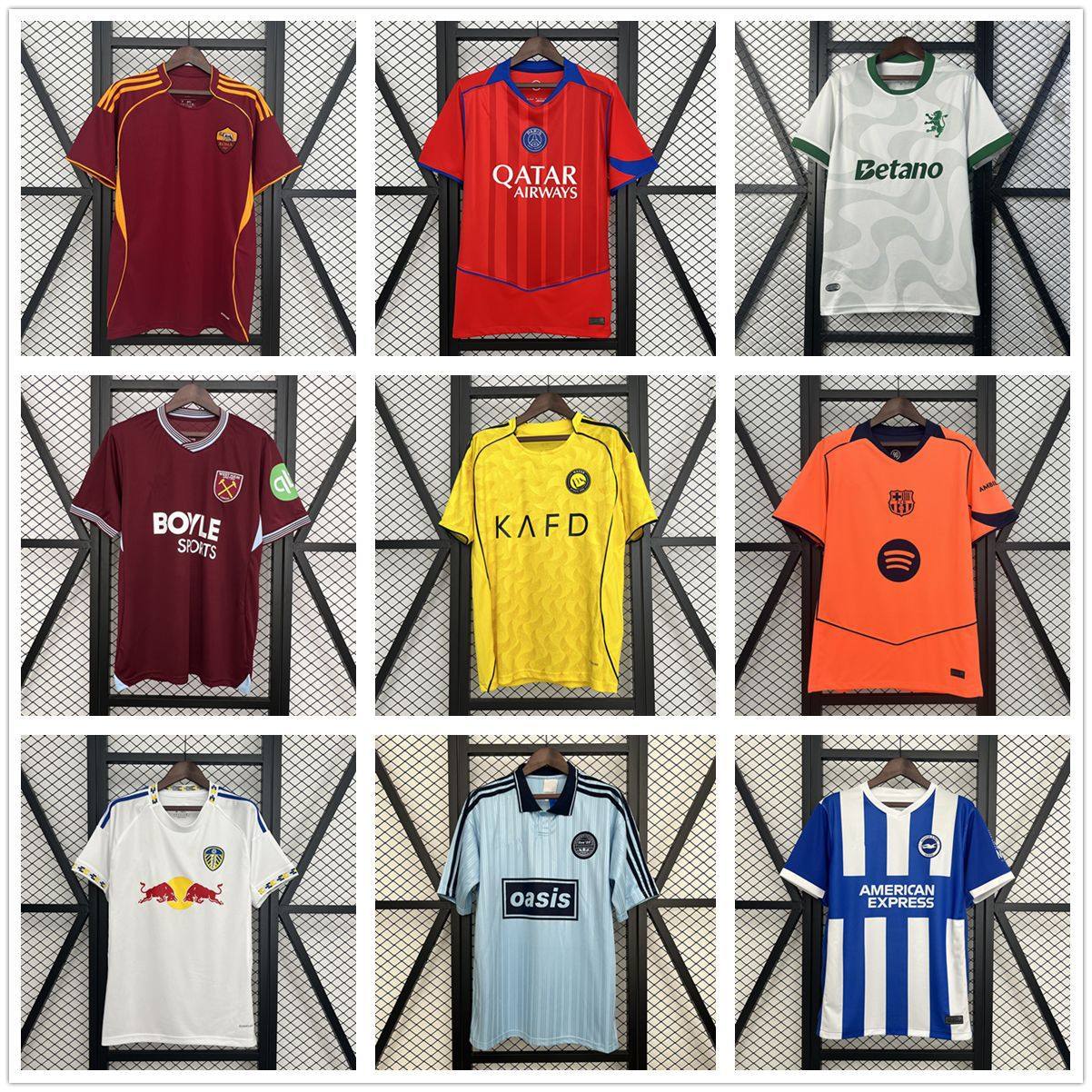Camiseta de Fútbol para Aficionados | 100% Poliéster | 13 Equipos | Tallas S-XXL