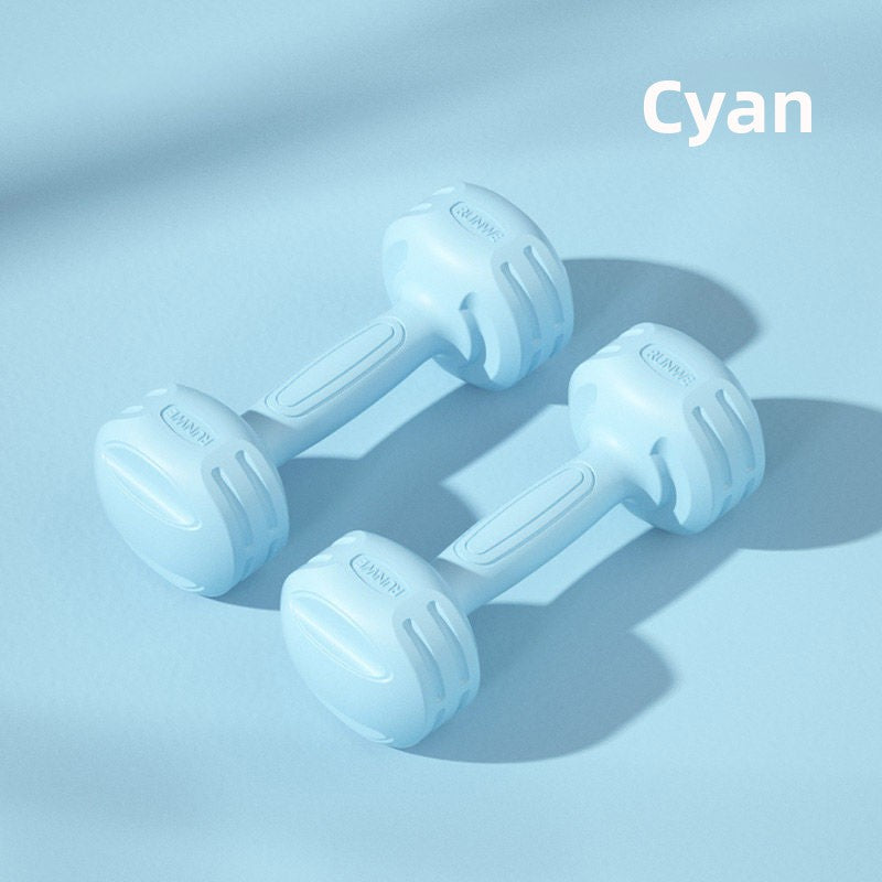 Rubber-Coated Dumbbells Set – Home Fitness Weights