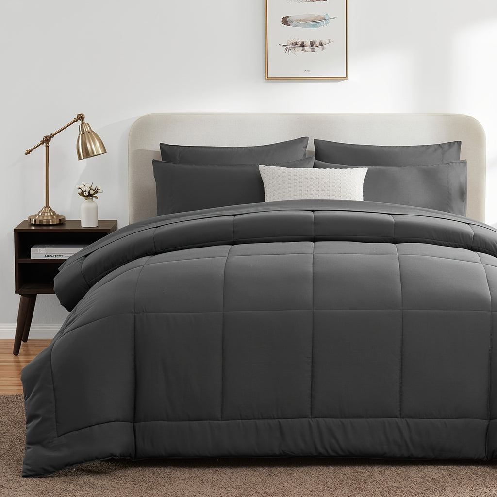 ALTSON Juego de Ropa de Cama 7 Piezas — Full, Queen y King | 8 Colores