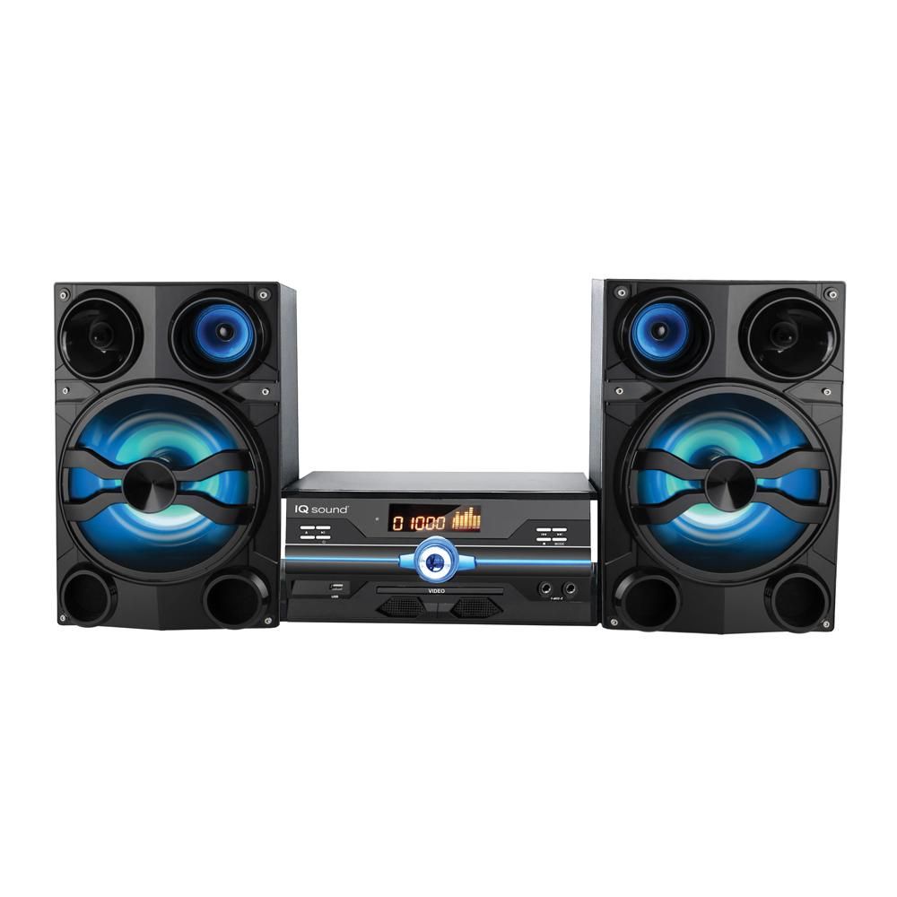 Sistema de Audio HiFi IQ Sound con Bluetooth, USB, AUX y Micrófono