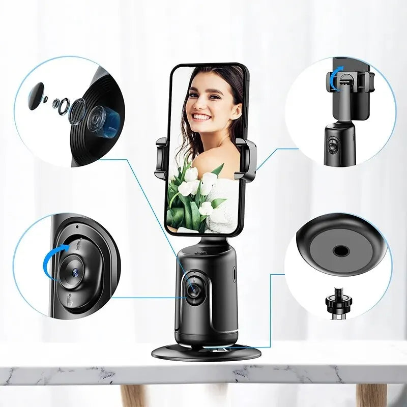 Gimbal con Seguimiento Facial AI 360° para Smartphone