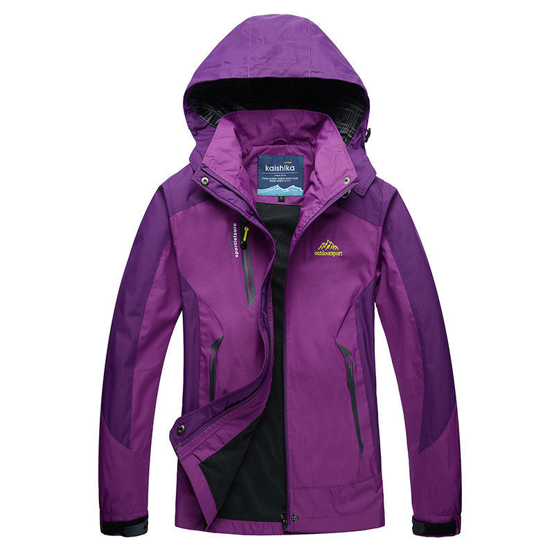 Windproof Waterproof Outdoor Jacket | Men & Women | Hooded Zip | M-5XL | 10 Colors