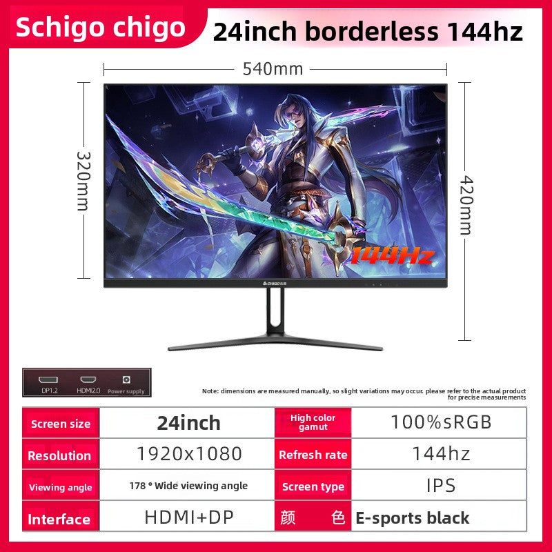 Monitor de Computadora IPS – Plano y Curvo | 20" a 27" | FHD 2K 4K | 60Hz a 240Hz