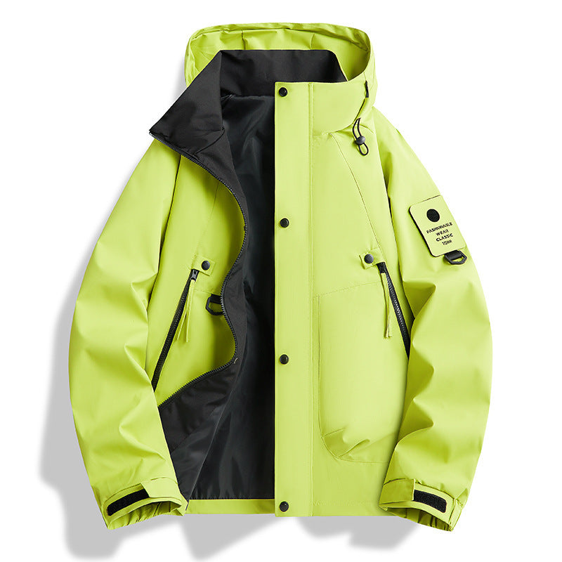 Unisex Hooded Windbreaker Jacket | Waterproof 1500mm | Lightweight | S-4XL | 5 Colors