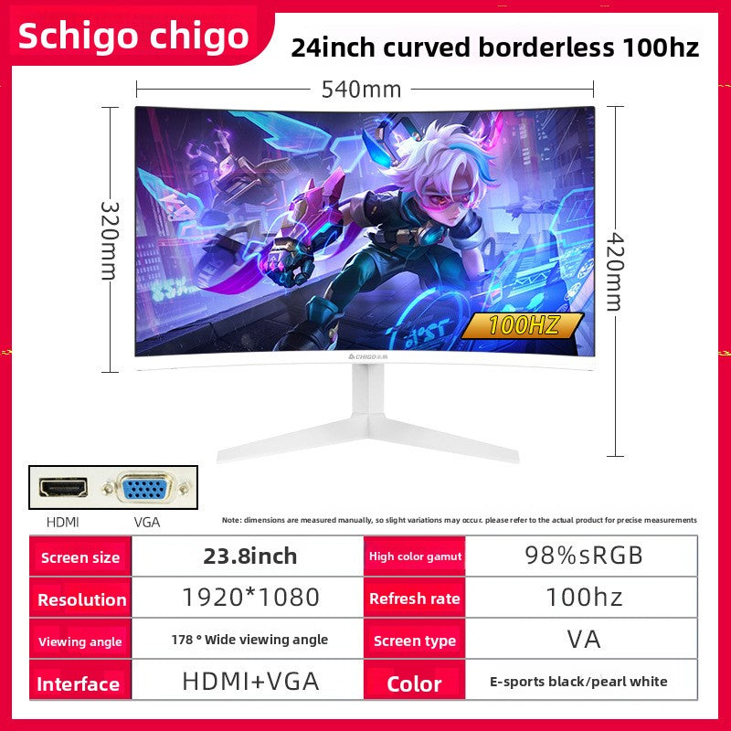 Monitor de Computadora IPS – Plano y Curvo | 20" a 27" | FHD 2K 4K | 60Hz a 240Hz