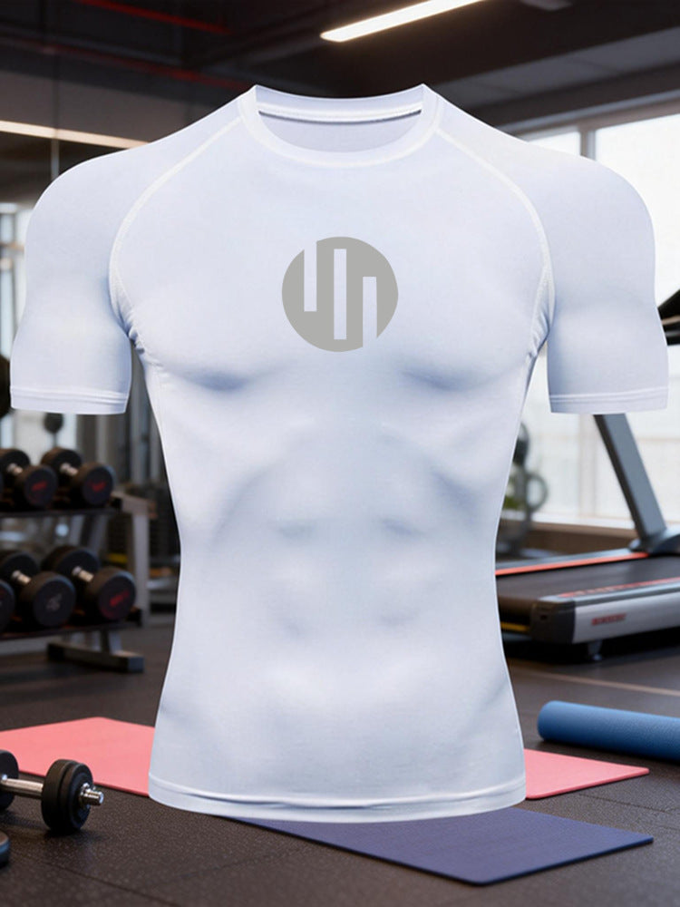 Camiseta Deportiva de Compresión para Hombre – Secado Rápido, Slim Fit, S a XXXL