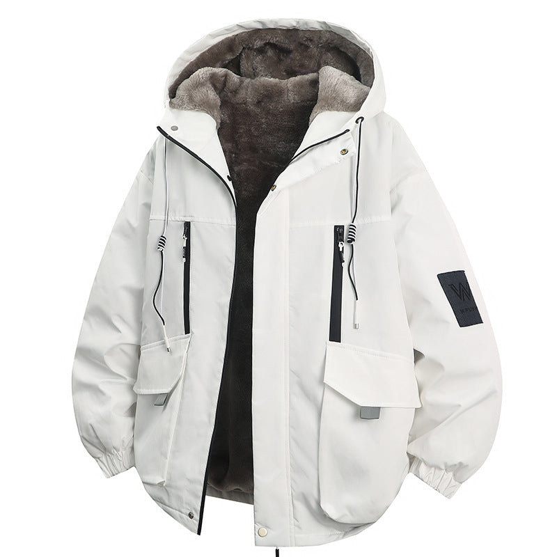 Men's Thick Padded Cotton Coat | Fleece Lined | Hooded Zip | M-4XL | 5 Colors