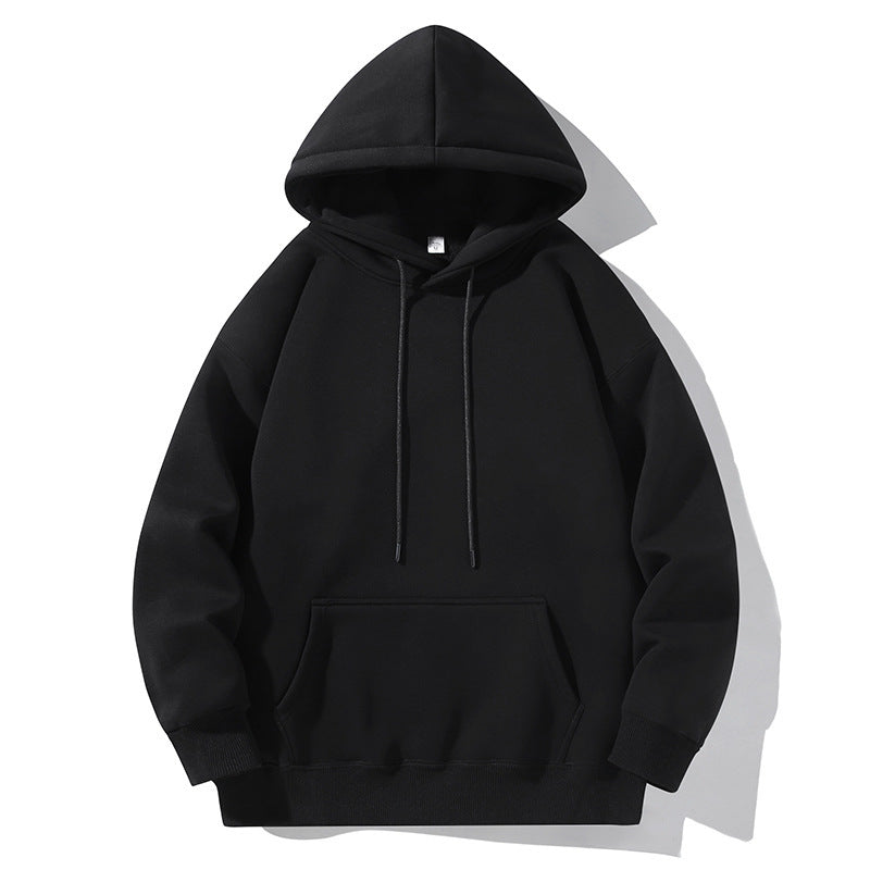 Fleece-Lined Hooded Sweatshirt | Unisex Loose Fit | M-5XL | 6 Colors