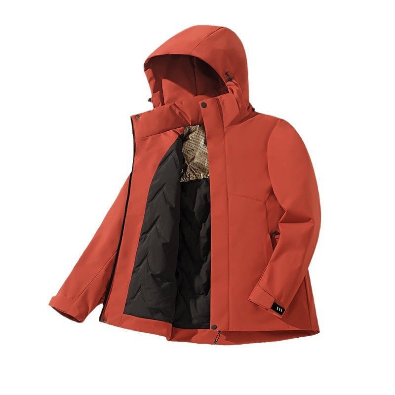 Unisex Mountaineering Jacket | 400g Cotton Fill | Graphene Lined | Hooded Zip | S-5XL | 9 Colors