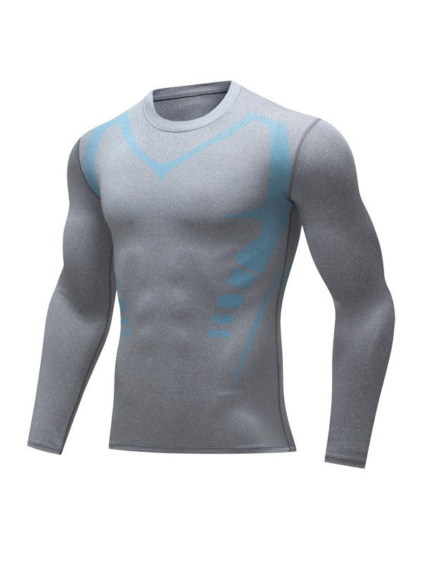 Men's Quick-Dry Sports Training Suit | Long Sleeve Compression Set